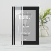 このブラック&ホワイトの貴族の独身パーティー セーブザデート (スタンド正面)