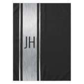 このブラック&ホワイトの貴族の独身パーティー テーブルクロス (正面)