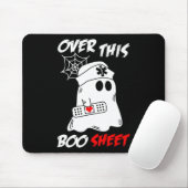 このブーシーツおもしろい幽霊ナースハロウィン マウスパッド (マウス)