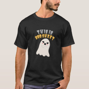 このブーシートレトロ怒幽霊ハロウィンメンズCos Tシャツ