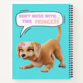 このプリンセスに手を出すな ノートブック (裏面)
