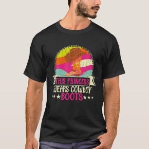 このプリンセスはカウボーイブーツを履いている ロデオ Tシャツ
