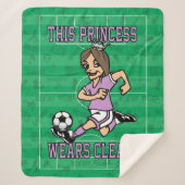 このプリンセスはクリートBを着用する シェルパブランケット (正面)