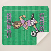 このプリンセスはクリートBを着用する シェルパブランケット (正面(横))