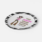 このプリンセスは女性のカーボーイブーツだ！ ペーパープレート (アングル)