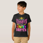 このプリンセスは幼稚園に戻る Tシャツ (正面フル)