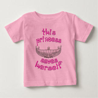 このプリンセスは彼女自身を救います ベビーTシャツ
