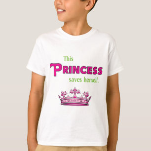 このプリンセスは彼女自身を救います Tシャツ