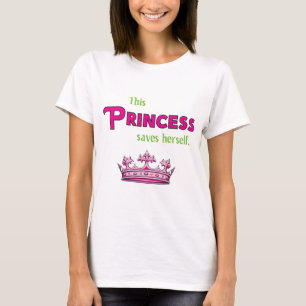 このプリンセスは彼女自身を救います Tシャツ