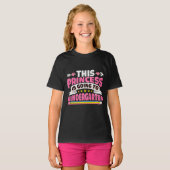 このプリンセスは行く幼稚園新学期 Tシャツ (正面フル)