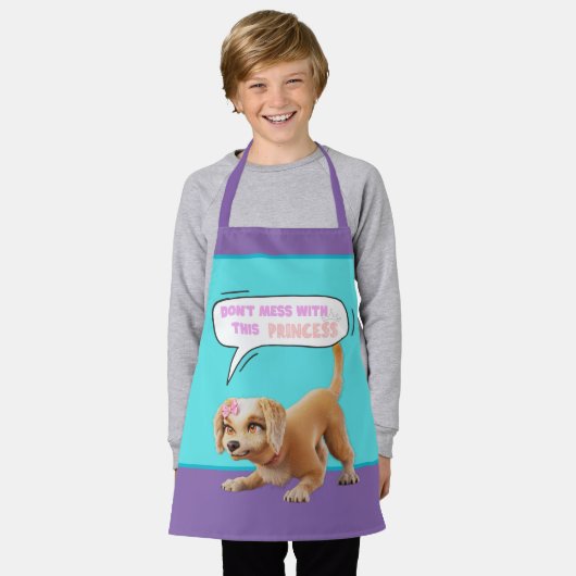 このプリンセス エプロン (着用した状態)