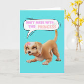 このプリンセス カード (黄色い花)