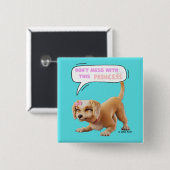 このプリンセス 缶バッジ (正面&裏面)