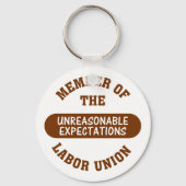 このプロジェクトの締め切りは全く無理だ キーホルダー (正面)