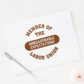 このプロジェクトの締め切りは全く無理だ ラウンドシール (封筒)