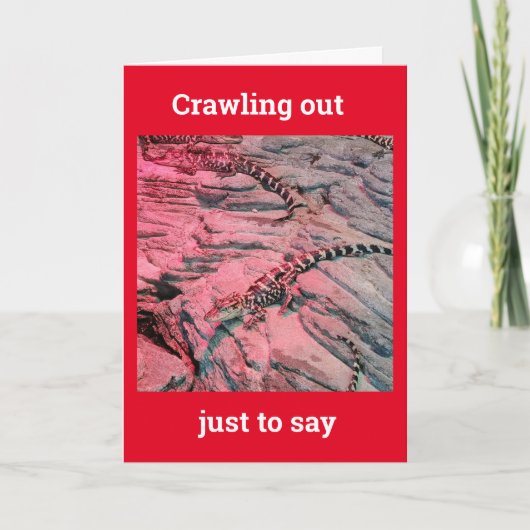 このヘビから*30歳の誕生日*カッコいい。 カード (正面)