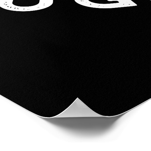 このベジプンダークブルーグは食べられるぞ ポスター (角)