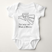 このベビーはメキシコ製ありました ベビーボディスーツ (正面)