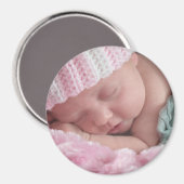 このベビー冷蔵庫磁石をパーソナライズ マグネット (正面/裏面)