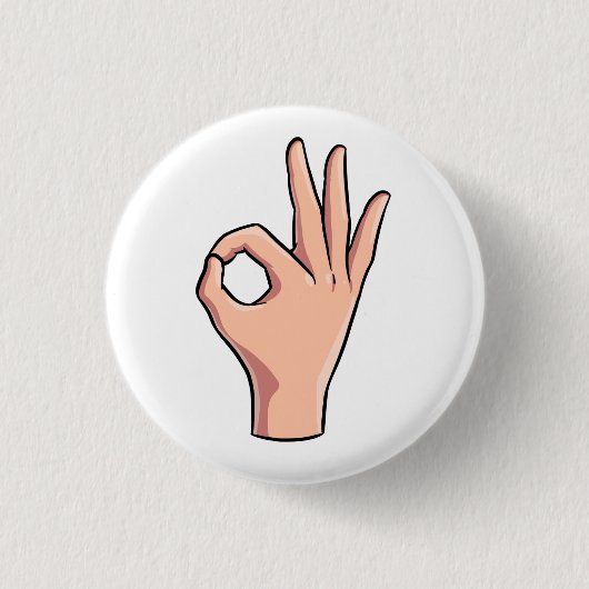 このペンを見て下さい 缶バッジ (正面)