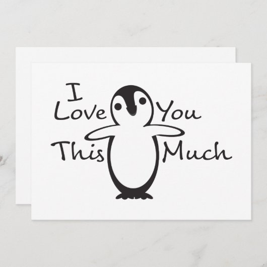 このペンギンが大好き シーズンカード (正面/裏面)