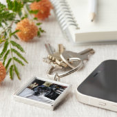 このページにドッグ写真を追加 キーホルダー (側面)