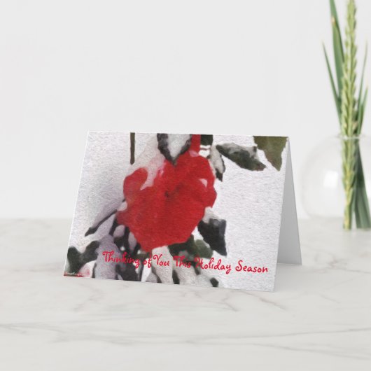 このホリデーシーズンにあなたを想って シーズンカード (正面)