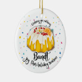 このホリデーシーズンに何も喜びをもたらさないように セラミックオーナメント (右)
