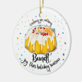 このホリデーシーズンに何も喜びをもたらさないように セラミックオーナメント (左)