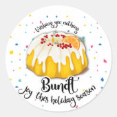 このホリデーシーズンに何も喜びをもたらさないように ラウンドシール (正面)