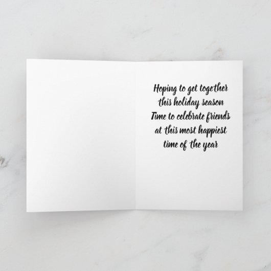 このホリデーシーズンを一緒に過ごそう シーズンカード (内部)