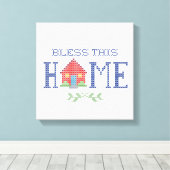 このホーム賛美キャンバスの印刷 キャンバスプリント (インサイチュ (ウッドフロア))