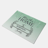 このホーム賛美フォーマット ドアマット (アングル)