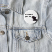 このボタンは私に猫を得ます 缶バッジ (インサイチュ)