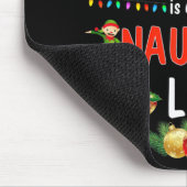 このボーリングチームのリストいけなおもしろいのクリスマス マウスパッド (コーナー)