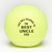 このボールは叔父のエベ最高のルに属してカスタムいる テニスボール (正面)