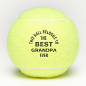 このボールは、おじいちゃん最高のエベルのボールカスタム テニスボール (正面)