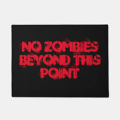 このポイントの範囲外のゾンビなし ドアマット (正面)