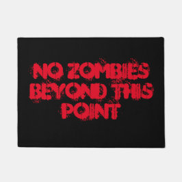 このポイントの範囲外のゾンビなし ドアマット