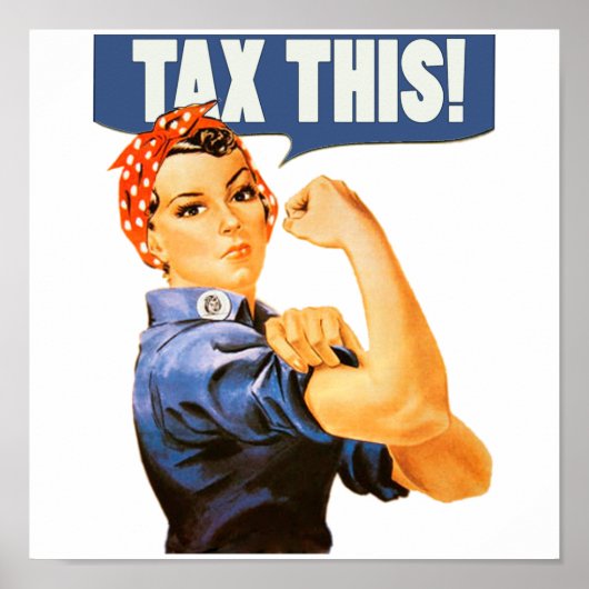 このポスターに課税する ポスター (正面)
