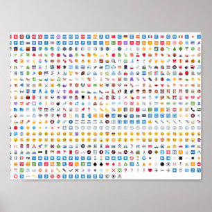 このポスターに載っているTwitterの絵文字 ポスター