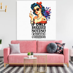 このポスターデザインのスラッカーはドアの上にない キャンバスプリント