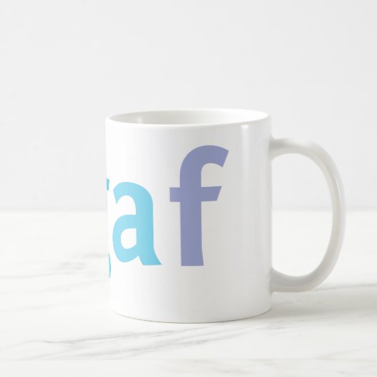 このマグについてのIDGAF コーヒーマグカップ (右)