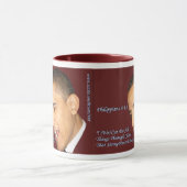 "このマグのあなたの名前"を加えて下さい マグカップ (中央)