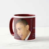 "このマグのあなたの名前"を加えて下さい マグカップ (正面左)