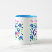 「このマグはクロエのリンガーマグのものだ マグカップ (中央)