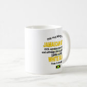 このマグはジャマイカのギャルに属している。ジャマイカ コーヒーマグカップ (正面右)