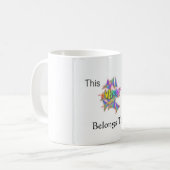 このマグはマグ素晴らしに属するようにカスタマイズする コーヒーマグカップ (正面左)