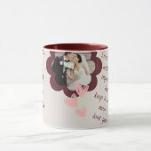 このマグは思慮深く愛ユニーク者の二人に対して マグカップ (中央)