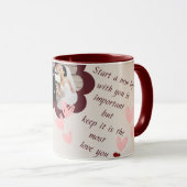 このマグは思慮深く愛ユニーク者の二人に対して マグカップ (正面右)